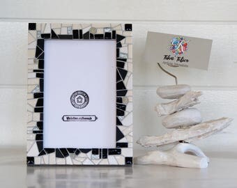 "Oceanic Breeze" mosaic picture frame