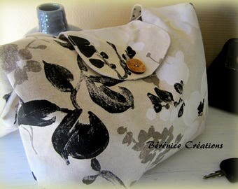 Bag Black floral maxi