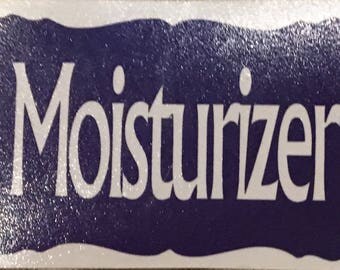 Vinyl Moisturizer Label