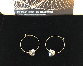Heart earring