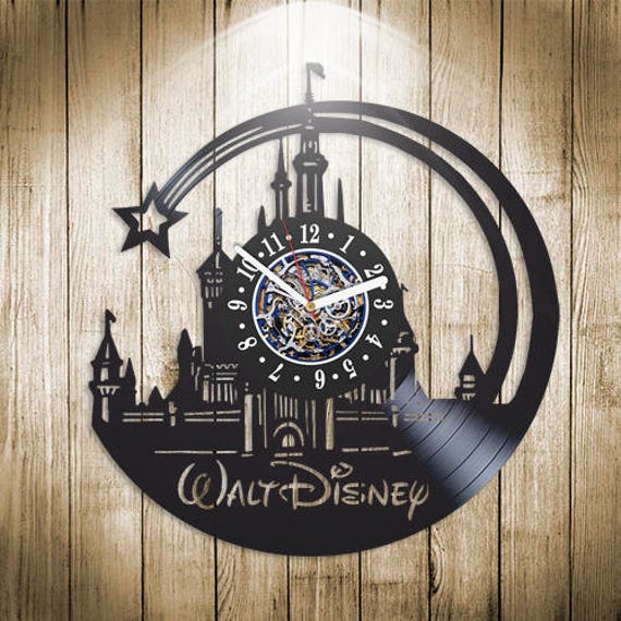 Vinyl Clock Disney Disney Wall Clock