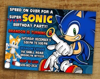 Printable Sonic Invitations 7