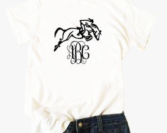 horse monogram shirt