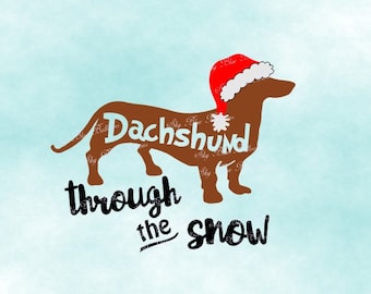 Free Free Dachshund Through The Snow Svg Free 879 SVG PNG EPS DXF File