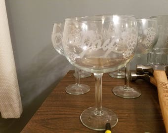 acrylic margarita glasses