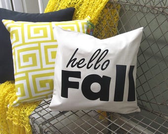 Hello Fall Pillow Cover