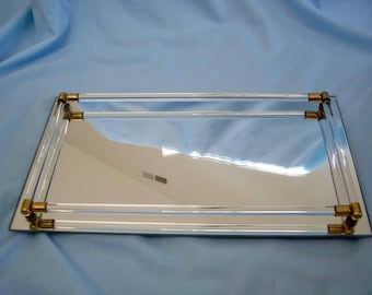 Vintage Mirrored Vanity Tray