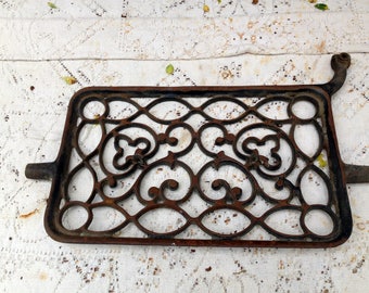 Antique Treadle Sewing Machine Cast Iron Foot Pedal Architectural Vintage