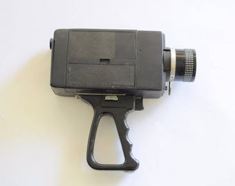 Vintage Video Camera 8mm Super8 by Gaf Movie Film 1970s 70s Sci Fi Space Age Futuristic Retro Design