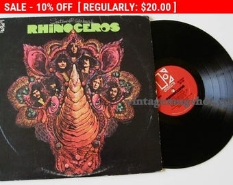 August Vinyl Blow Out 10% OFF Already Low Prices Rhinoceros Orig LP VINYL Record Psychedelic era Rock Psych Satin Chickens