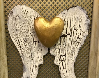 Wooden Angel Wings Wall Decor angel wings decor | etsy Wooden Angel Wings Wall Decor angel wings decor | etsy