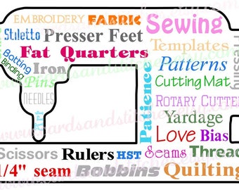 Sewing SVG - Sewing Art - Quilt Design - Sewing Machine - Digital Cutting File - Cricut Cut - Instant Download - Svg, Dxf, Jpg, Eps, Png