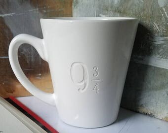 Harry Potter Mug 9 3/4 Engraved Coffee Cup, Book Lover Gift, Hogwarts Express, Harry Potter Gift, Unique Harry Potter Mug