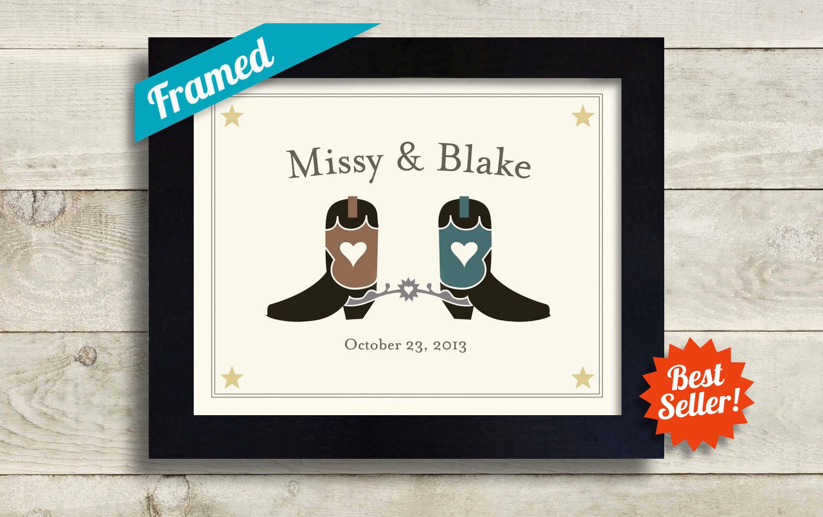 Western Wedding Gift Barn Wedding Cowboy Wedding Texas Wedding 