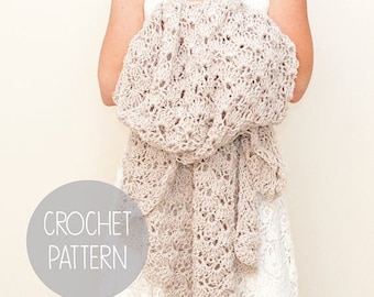 FLASH SALE crochet pattern - lace stitch throw blanket - the Summer Bliss Throw Blanket