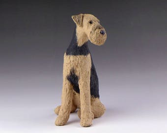 airedale terrier statues