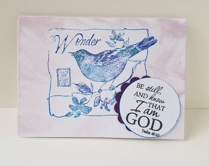 Set of 8 Christian Bible Verse cards Scripture Notecards Nature Prints Butterfly Hummingbird Assortment Joy Wonder Blank Flat Card 1R17