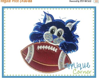 40% OFF INSTANT DOWNLOAD Wildcat Football applique design in digital format for embroidery machine by Applique Corner