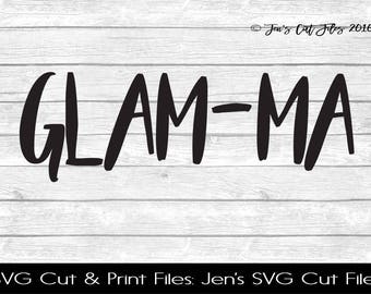 Download Glamma svg | Etsy