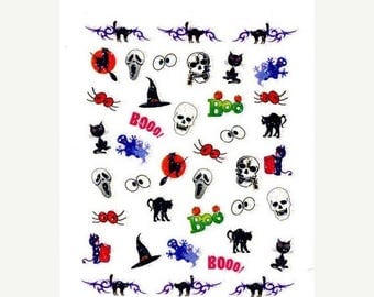 25% OFF SALE Halloween Collection #2 Scrapbooking Stickers/ Nail Decals