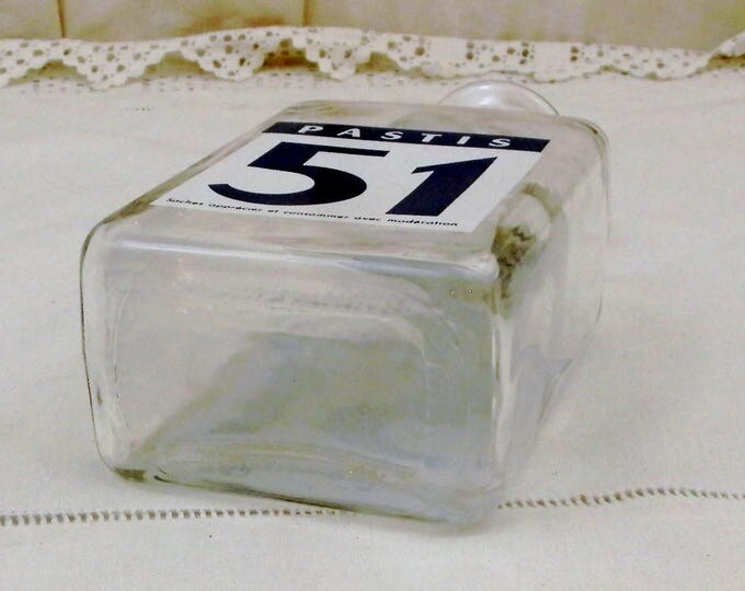 Vintage French Pastis 51 Aniseed Aperitif Drink Water Carafe / Bottle, South of France Cote D'Azur Drinks, Ricard Pernod, Retro Home Vintage French Pastis 51 Aniseed Aperitif Drink Water Carafe / Bottle, South of France Cote D'Azur Drinks, Ricard Pernod, Retro Home