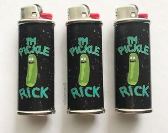 Rick and Morty I'm Pickle Rick Metal Lighter Case