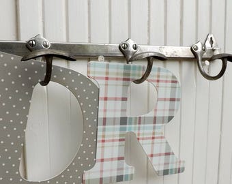 Vintage coat hooks industrial metal bathroom hooks coat rack industrial decor retro cloakroom rack kitchen hooks metal rack porte manteau