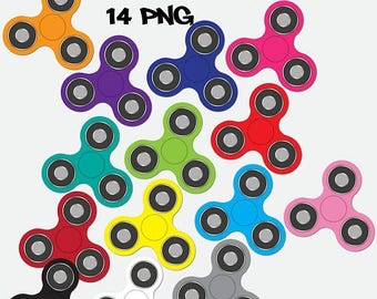 50% SALE Spinner clipart, spinners clip art, spinner fidget toy, kids toy spinner, children toy spinners, fidget spinner madness, multicolor