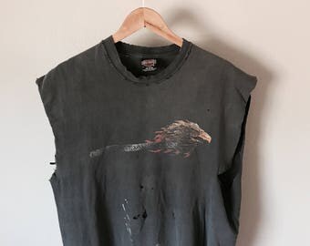 Thrashed Harley Cut Off Tee