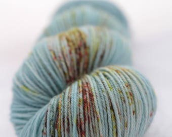 Hand-dyed yarn - superwash merino - sock yarn - fingering - dyed-to-order - CELTIQUE