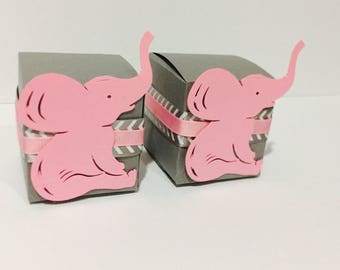 Elephant favor box | Etsy