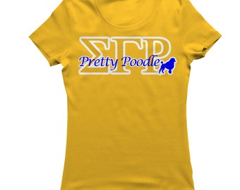 Sigma Gamma Rho Twill-Mascot T-shirt