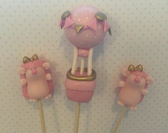 Hot Air Balloon Cake Topper