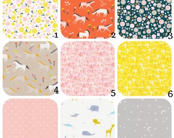 ORGANIC BABY BEDDING by Cloud 9 Organics - Crib Sheet, Stokke Sheets, Packn'Play, Mini Crib, Changing Cover, Boppy Pillow Cover, Guava Lotus