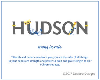 Hudson name | Etsy
