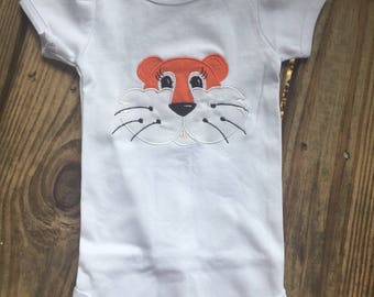 Auburn Tiger boy applique shirt