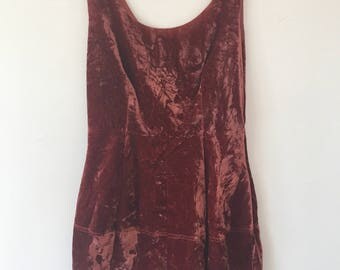 Vintage velvet dress