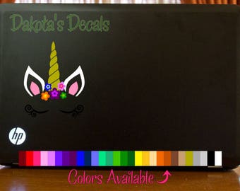 Unicorn Horn Laptop Decal