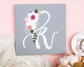 Items similar to Monogram Canvas Painting on Etsy