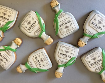 Patron bottle cookies