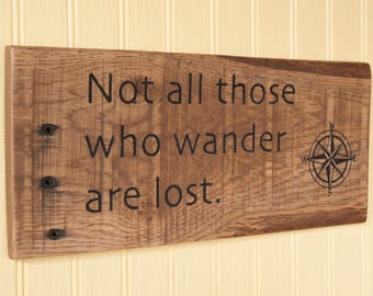 All those who wander | Etsy