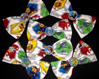 6" Paw Patrol Fabric Character Bow