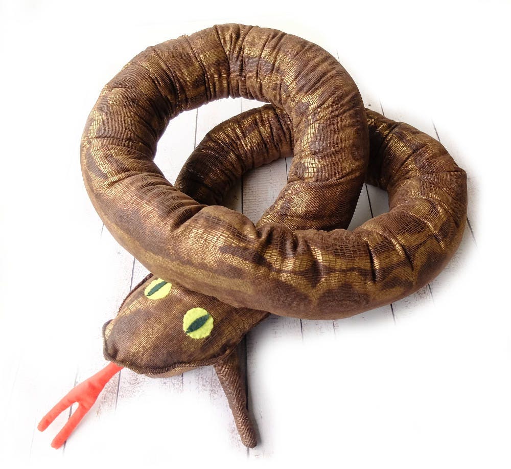 large stuffed snake