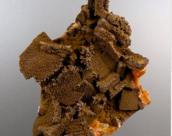 Wulfenite with Endlichite, Wulfenite Crystals, Endlichite Crystals, Rocks and Minerals, Mineral Specimen, Collectable, Arizonacrystalco