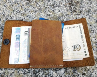Simple front pocket wallet, slim wallets for men, nice mens wallets, mens slim leather wallet, thin wallets for women, mens brown wallet