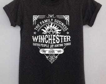 Winchester Saving people hunting things clothing dean sam family supernatural