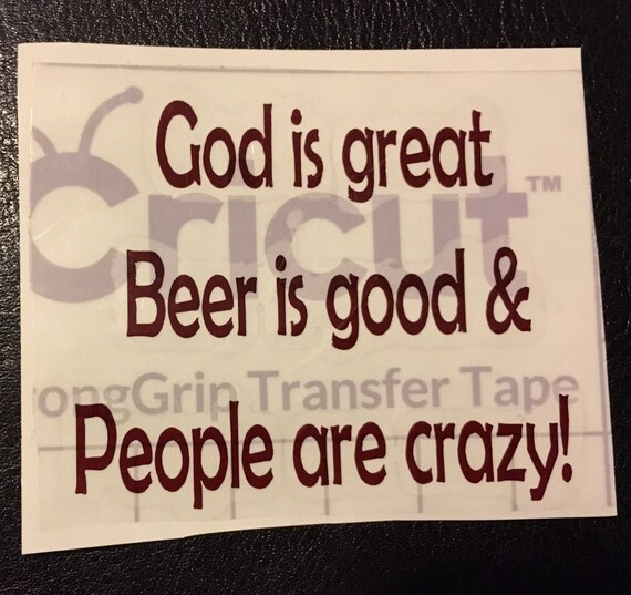 god is great beer is good shirt