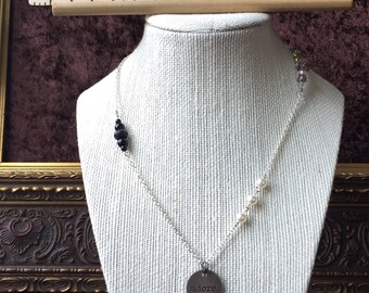 Adore Necklace. Layering asymmetrical statement necklace. Inspiration Necklace. Jewelry Gifts for Women.