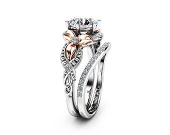 Vintage White Camellia Ring Women's French Light Luxury