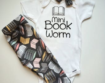 Book Leggings - Nerdy Baby Leggings - Nerdy Kids Leggings